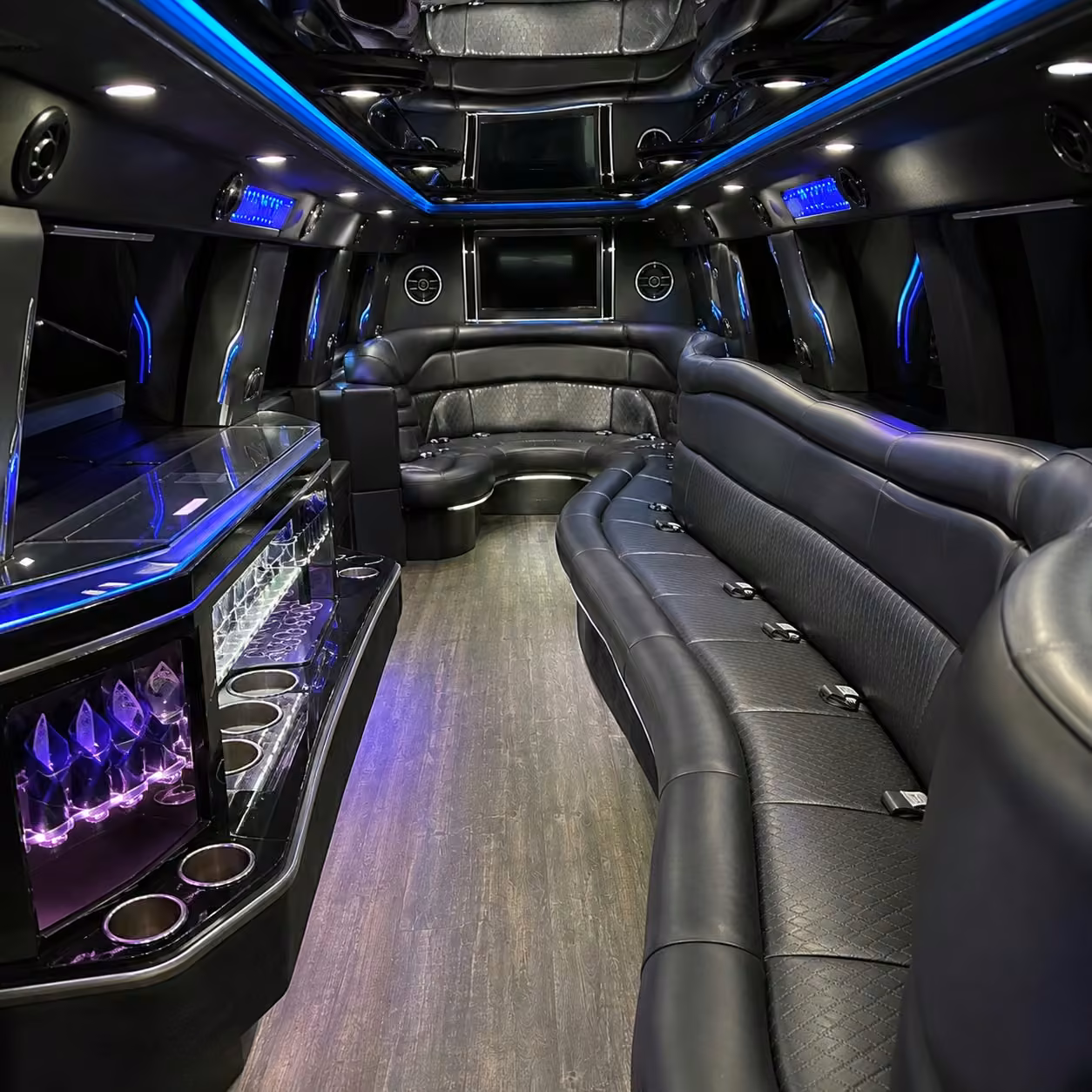austin limo interior