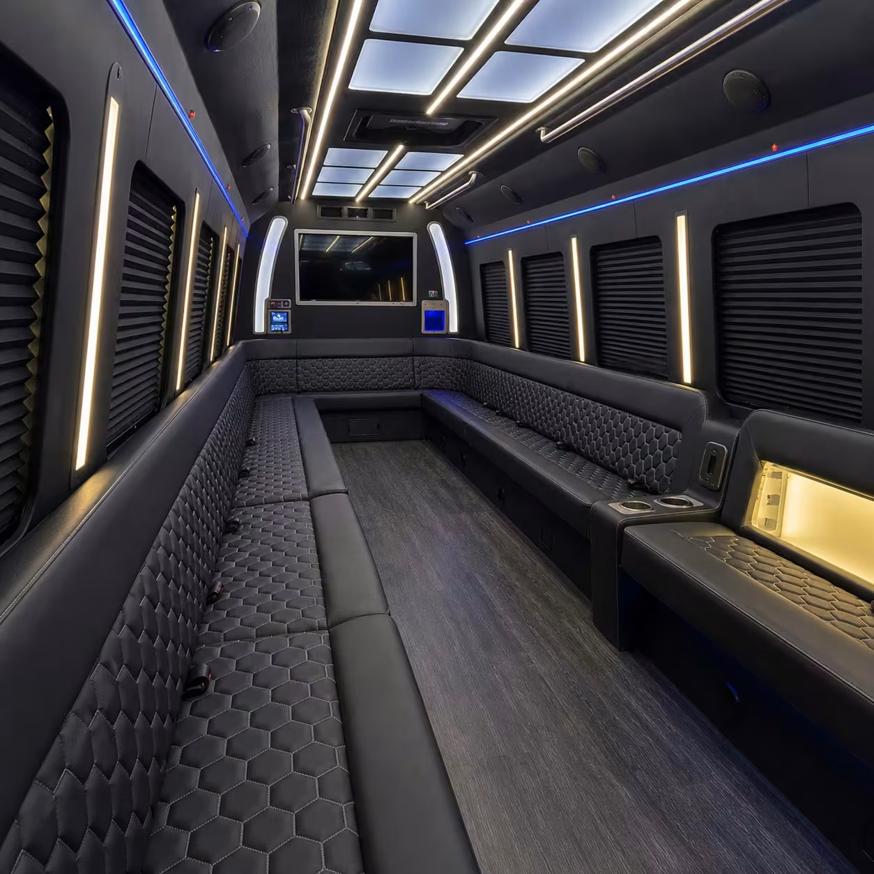 austin party bus interior